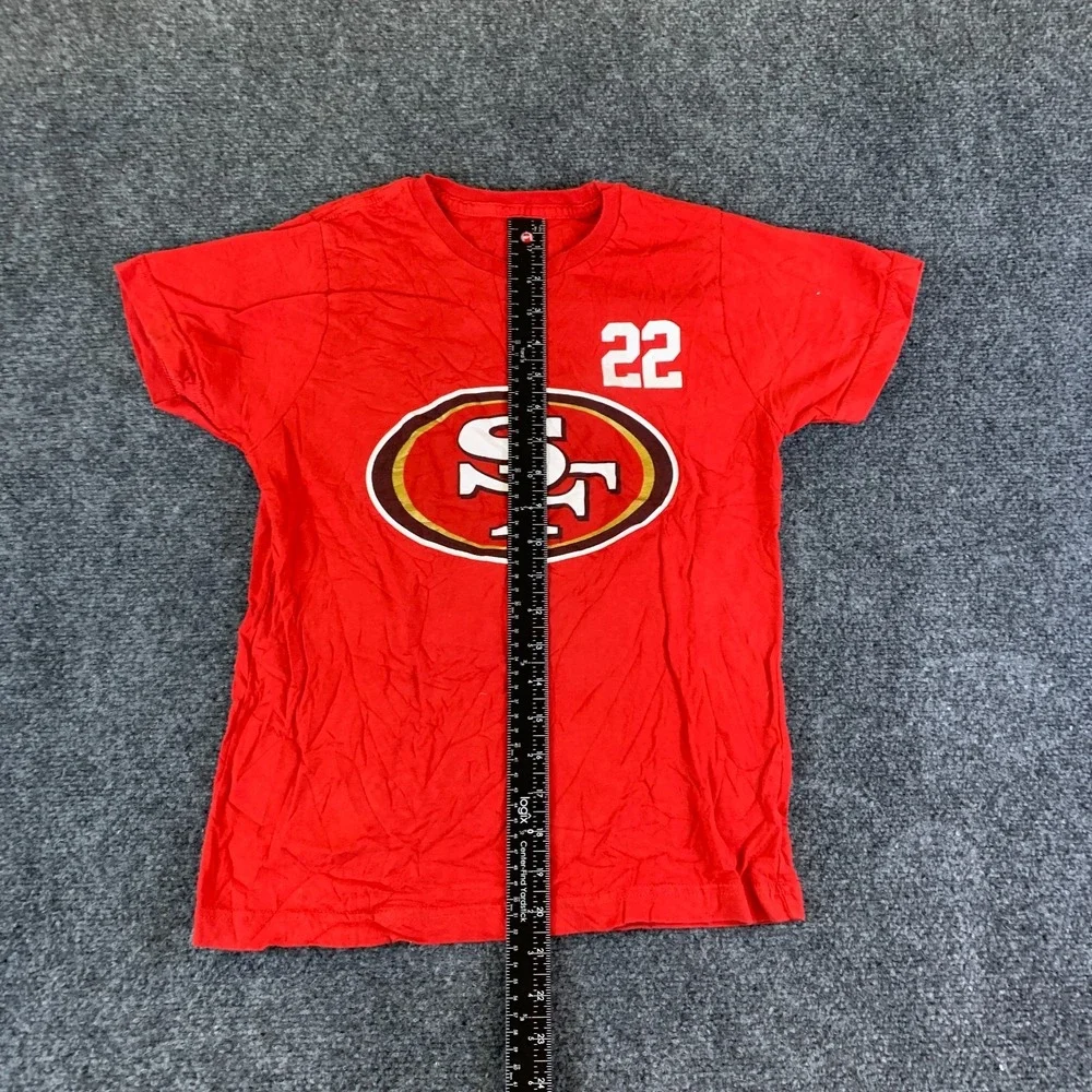Team Athletics Shirt Youth M Red Christian McCaffrey #22 San Francisco 49ers NFL